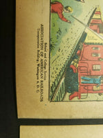 2 Railroad Train Giveaway Comic Uncle Sam Assn. of American Railroads Old Stock