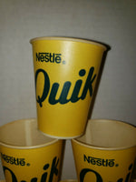 Vintage Lot of 6 Sweetheart Nestle Quik Sample Cups New Old Stock