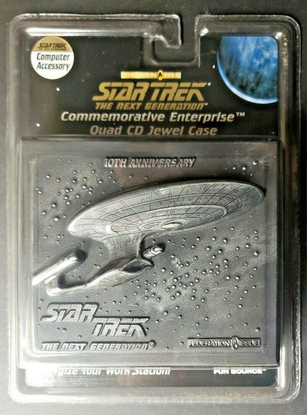 1997 Star Trek The Next Generational 10th Anniversary Quad CD Jewel Case U175