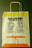 Vintage 1977 Burger King Halloween "Trick or Treat Large Paper Bag WS8D