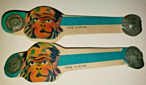 Vintage Riveted Paper Strap with Monkey Made in Japan Dime Store Rare SKU107