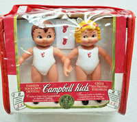 Vintage 1995 Campbell Soup Kids 5" Dolls, Accessories Set of 11 Pieces New Rare