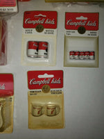 Vintage 1995 Campbell Soup Kids 5" Dolls, Accessories Set of 11 Pieces New Rare
