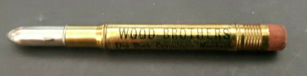 1950's Wood Brothers Livestock Commission Bullet Pencil Chicago Random Pick PB71