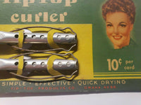 Vintage Tip Top Curlers  2 Small on Pack New  BeautyShop Retro PB43