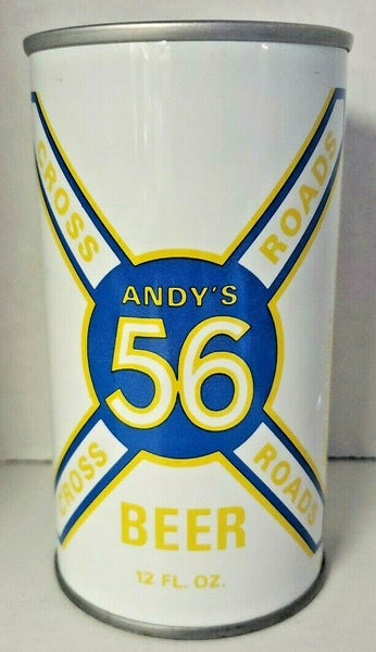 Vintage1975 Andy's 56 Cross Roads Beer Can August Schell Brewing CO BC1-17