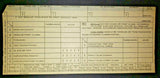 Vintage New York Central System Conductors Ticket Report New Unused Rare PB5