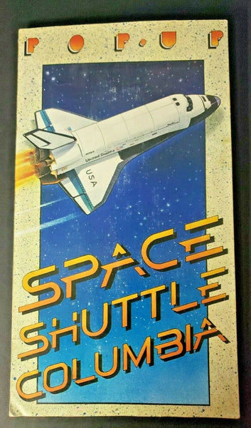 Vintage 1981 Space Shuttle Columbia Pop Up Paper Model Popsites