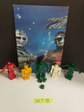 Vintage Robots 5 Gumball Vending Machine Charms Shogun Warriors Not Assembled B