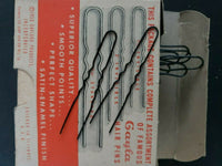 1950 Gayla Hold Bob Hair Pins In Box Gaylord Prod Chicago Ill New Old Stock PB51