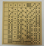 Vintage Ideal Domino Cards Ideal School Supply Chicago Ill Unused New Old Stock