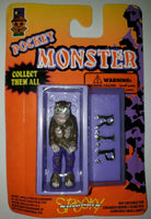 Vintage Toy State Pocket Monster Coffin 1990's New In Package Wolfman U159