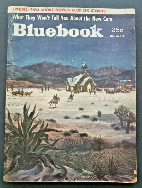 1954 Bluebook Dec. Short Novels & Stories Christmas in Mexico What to Know! mag