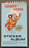 Vintage 1993 Mighty Mouse New Spiral Sticker Album NOS