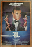 1983 Never Say Never Again Movie Poster 27 x 41 James Bond 007 Sean Connery PS14