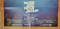 1983 Never Say Never Again Movie Poster 27 x 41 James Bond 007 Sean Connery PS14