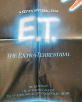 1982 E.T. Extra-Terrestrial Original Movie Poster 27X41 One Sheet PS14