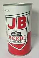 Vintage JB Beer Owatonna Steel Beer Can August Brewing Co Empty BC3-10