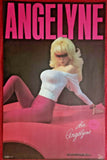 Vintage 1987 Angelyne Movie Pin Up 34"x22" Poster NOS