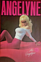 Vintage 1987 Angelyne Movie Pin Up 34"x22" Poster NOS