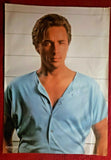 Vintage 1980s Don Johnson Miami Vice Heart Throb Pin Up 34"x23" Poster NOS