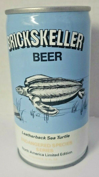 Vintage Brickskeller Beer Leatherback Sea Turtle Pull Tab Empty Beer Can BC1-36