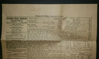 1952  Chicago Aberdeen Press Stock Market Prices Newspaper Page S19