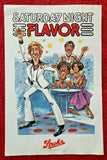 Vintage 1980 Joseph Stroh's Beer Poster "Saturday Night Flavor" 21.5"x14." NOS