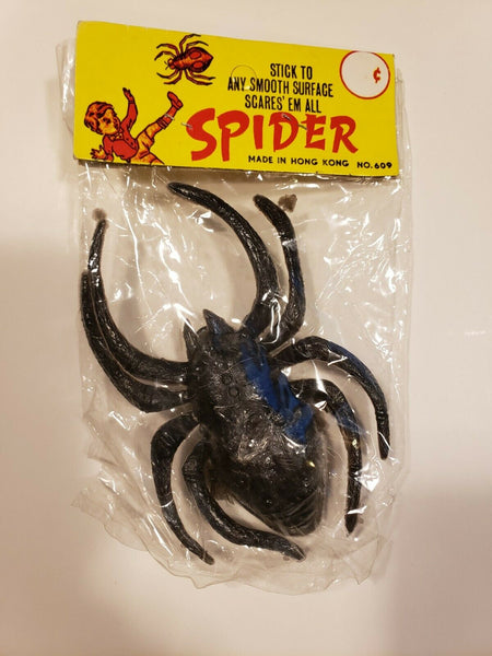 Vintage Dime Store Toy Suction Cup Spider New Old Stock Sealed
