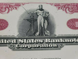 1967 United States Banknote Corp Peabody & Co  Cancelled Stock Certificate 9