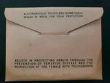 Vintage Apris Prophylactics  Folder 1 Doz. Foil Wrapped Condoms New Old Stock