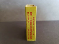 Vintage Red Circle Prophylactic Condoms Sleeve Only Circle Rubber Corp NJ    NOS
