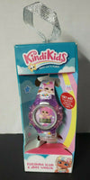 Kindi Kids Flashing Icon & Dial LCD  Wrist Watch Purple and Pink U152