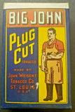 Vintage John Weisert Big John Plug Cut Tobacco Box  Empty  St Louis