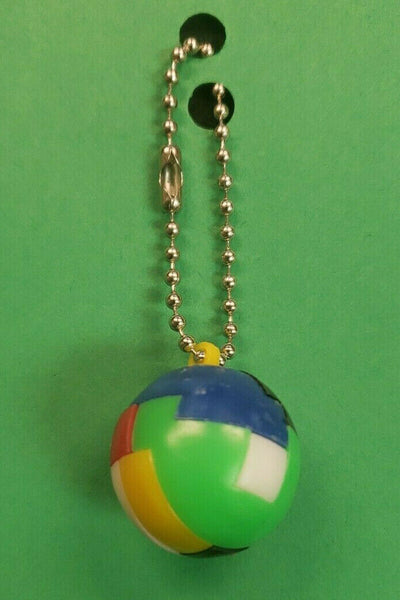 Vintage Lucky Ball Key Chain Toy Puzzle Charm Prize New Store Stock