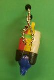 Vintage Lucky Elephant Key Chain Toy Puzzle Charm Prize New Old Stock