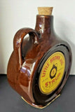 Folk Art Little Brown Jug Syrup 1921 Pottery Jug