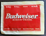 Vintage Budweiser Cool-Off Towelette Collectable Hand out  Old Stock