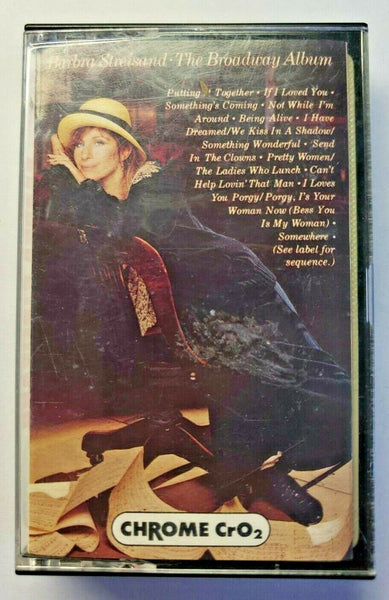1985 Barbra Strisand - The Broadway Album Cassette Tape Chrome CrO2