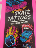 Colorful Skater Vending Machine Stickers Set of with Display Card New