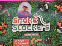 Wacky Snake Stackers Fidget Toy Puzzles Sensory Hand Toy Vending Charms 6 Color