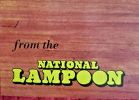 Vintage 1980s National Lampoon Rah Rah Raw Pin Up 32"x21" Cat No 6439 Poster NOS