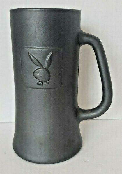 Vintage Playboy Bunny Logo Black Mug 6.25" Beer Stein Collectors