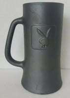 Vintage Playboy Bunny Logo Black Mug 6.25" Beer Stein Collectors