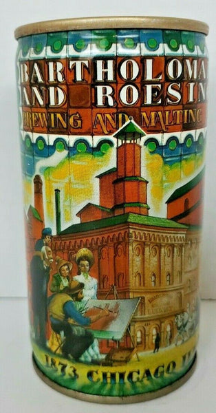 1978 Bartholomae & Roesing Brewer 1873 Chicago Beer Can Jos, Huber Brewery Empty BC1-23