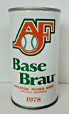 1970s AF Base Brau Appleton Foxes Beer Can Stevens Point Brewing Co. Empty BC1-29