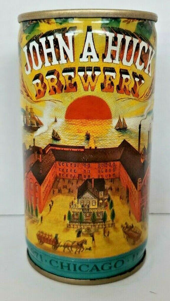 1978 John A Huck Brewery 1871 Chicago Beer Can Jos, Huber Brewery Empty BC1-25