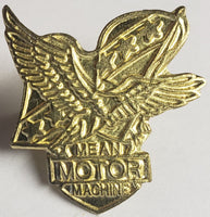 Vintage 1970's Motor Cycles / Mean Motor Machine Lapel Hat Pin Eagle