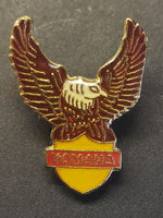 Vintage 1970's Yamaha / Motor Cycle Lapel Hat Pin Screaming Eagle