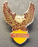 Vintage 1970's Yamaha / Motor Cycle Lapel Hat Pin Screaming Eagle